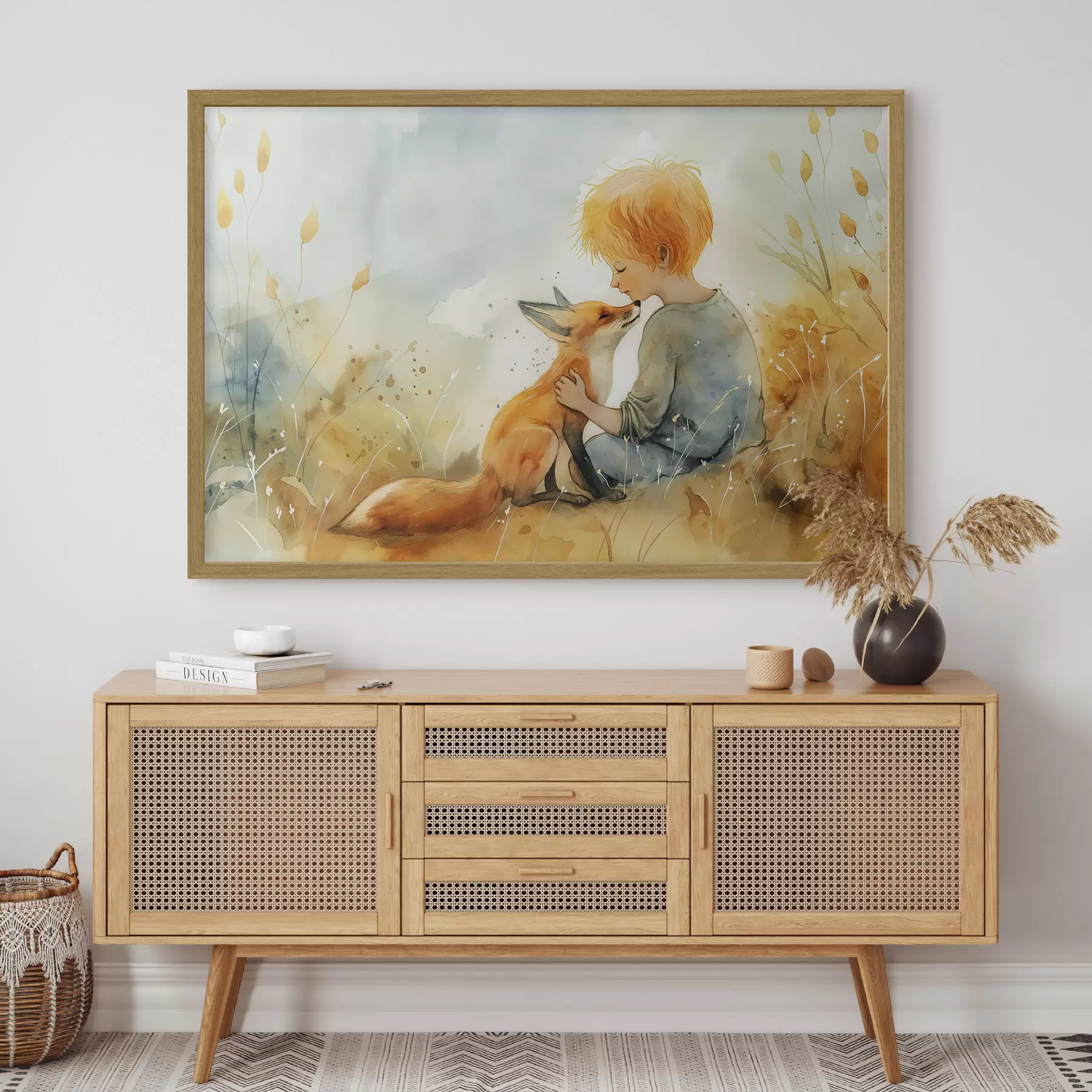 Fototapetai Mažasis princas ir lapė f38790