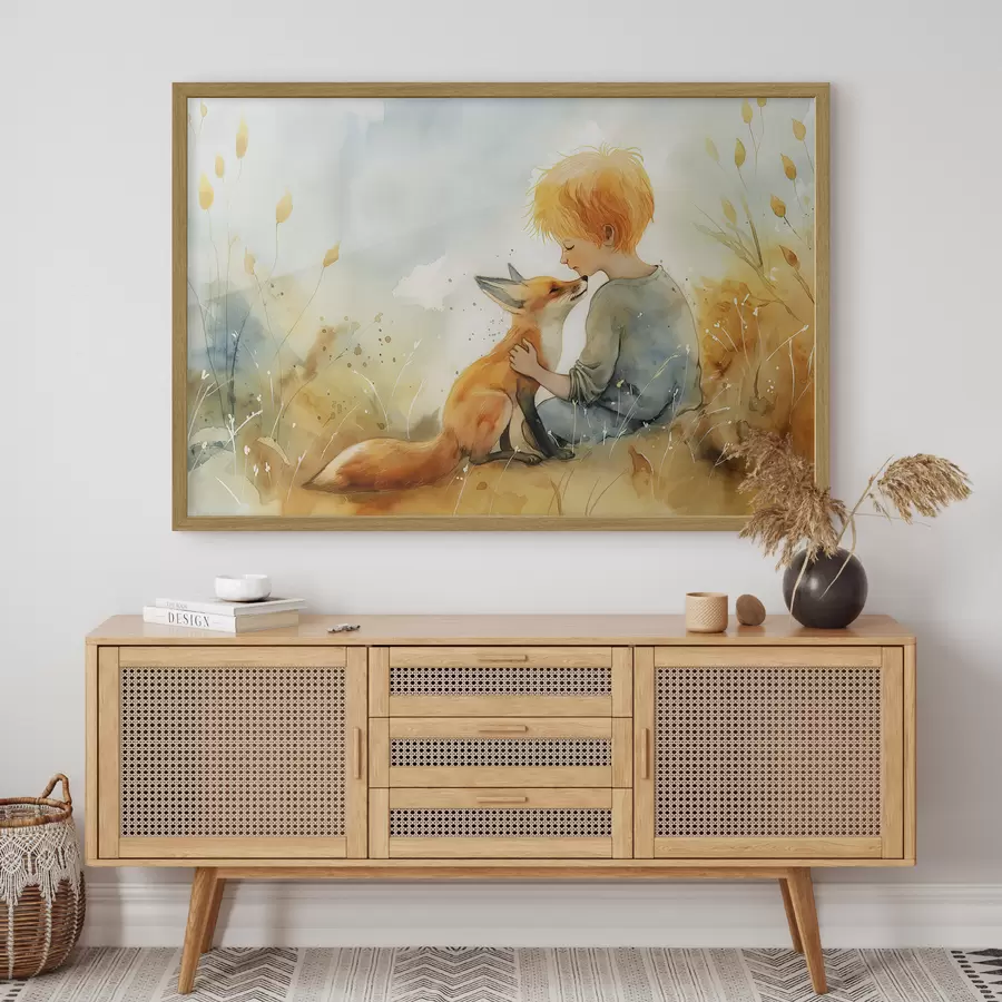 Fototapetai Mažasis princas ir lapė f38790