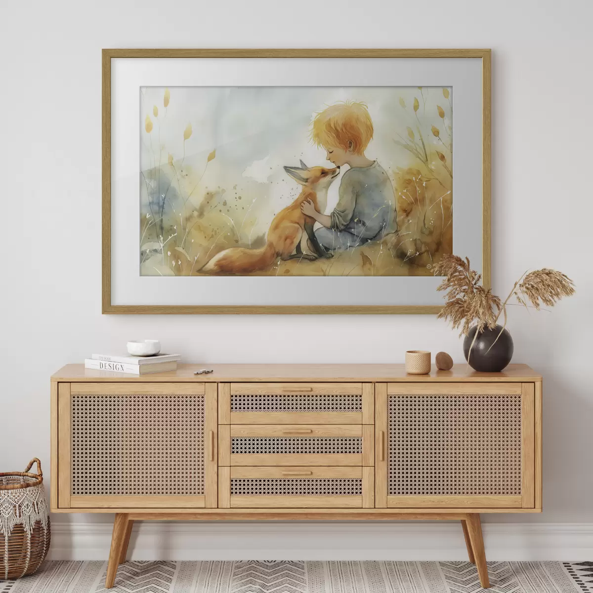 Plakatas Mažasis princas ir lapė f38790