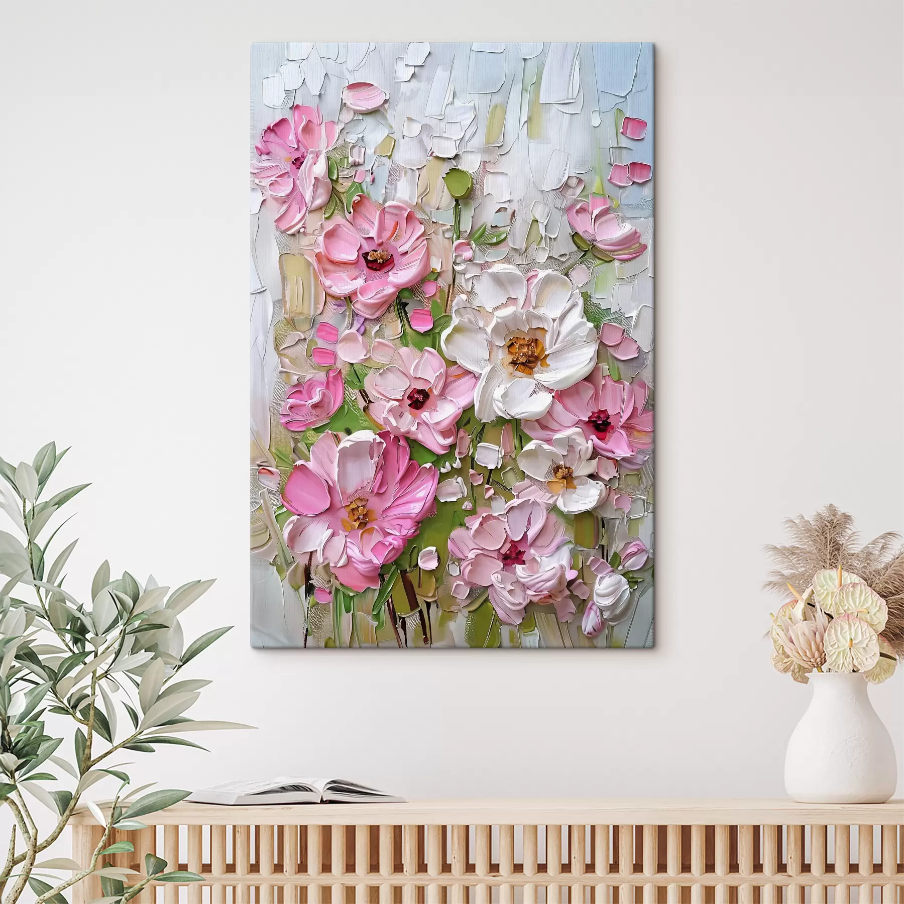 Fototapetai Gėlės potėpiais s38866
