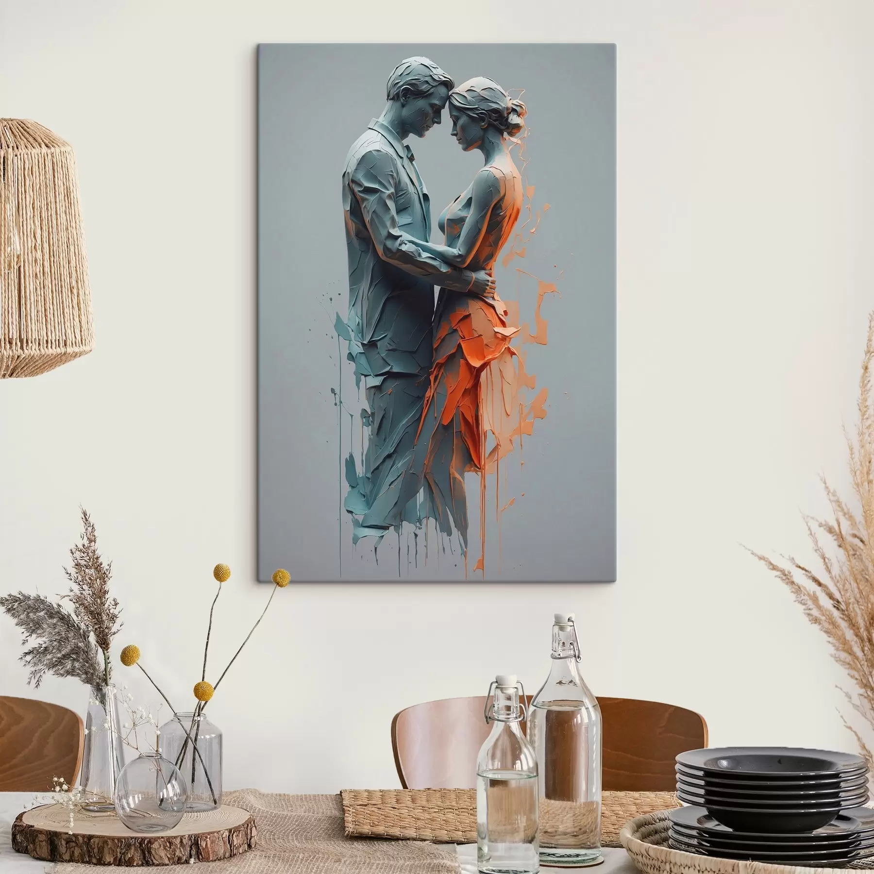 Fototapetai Abstrakti pora šokiuose s38851