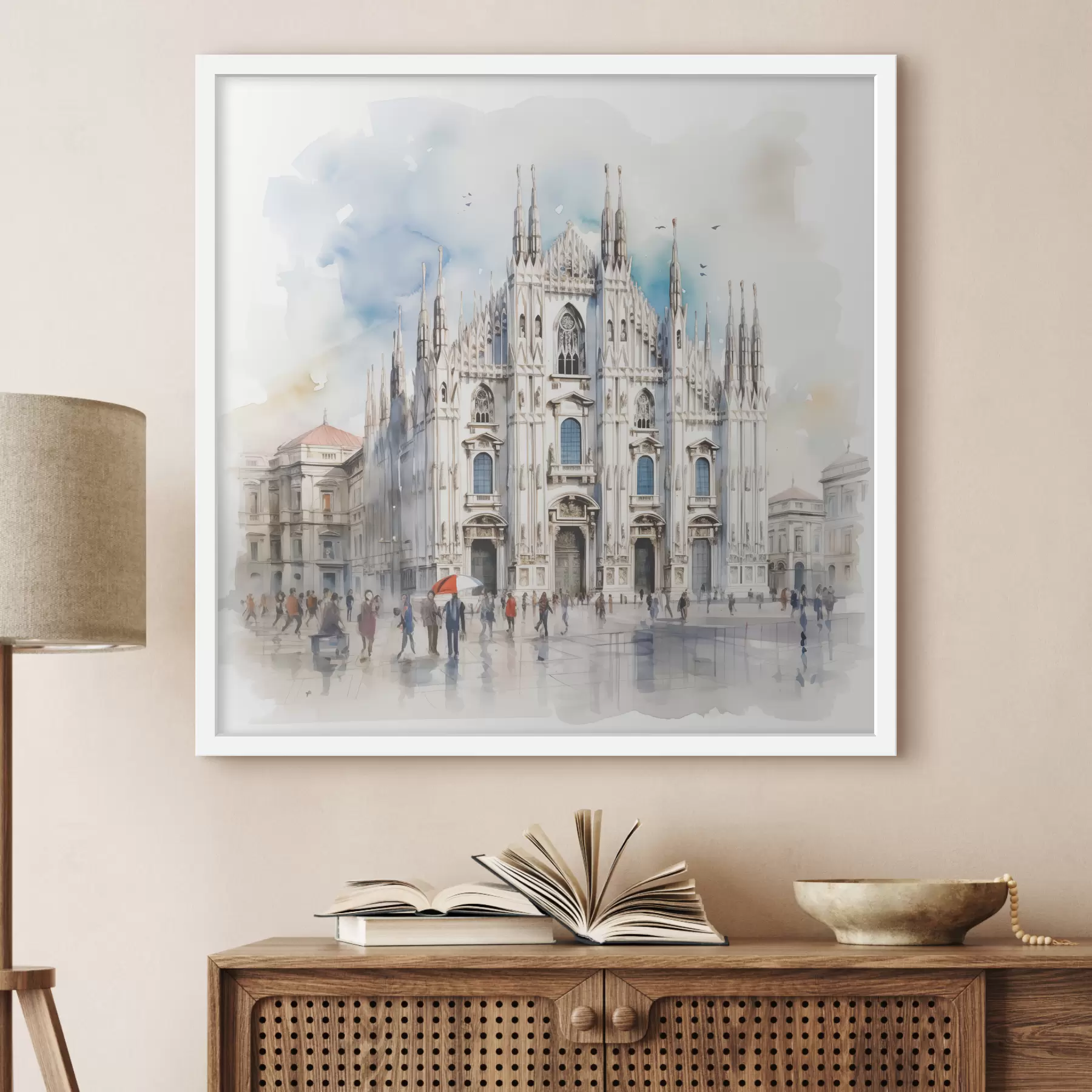 Fototapetai Lietus virš Milano f38938