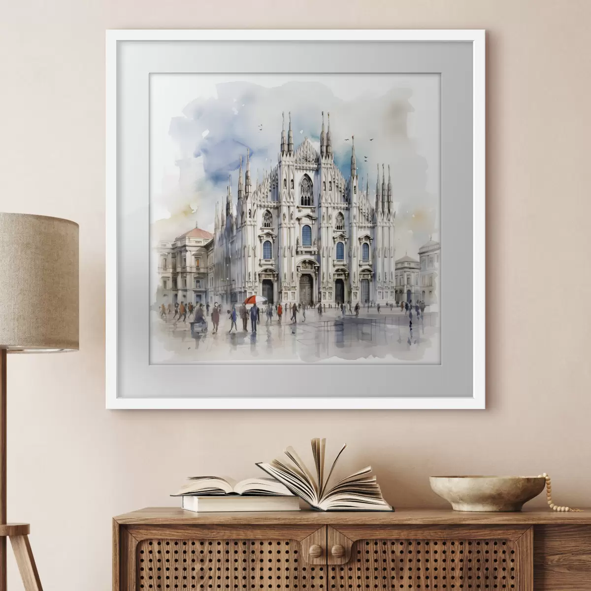 Plakatas Lietus virš Milano f38938