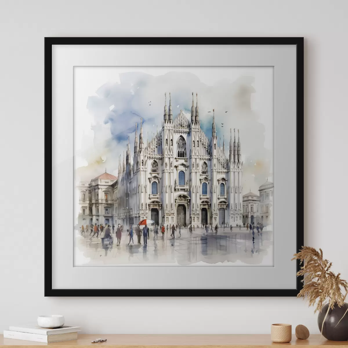 Plakatas Lietus virš Milano f38938
