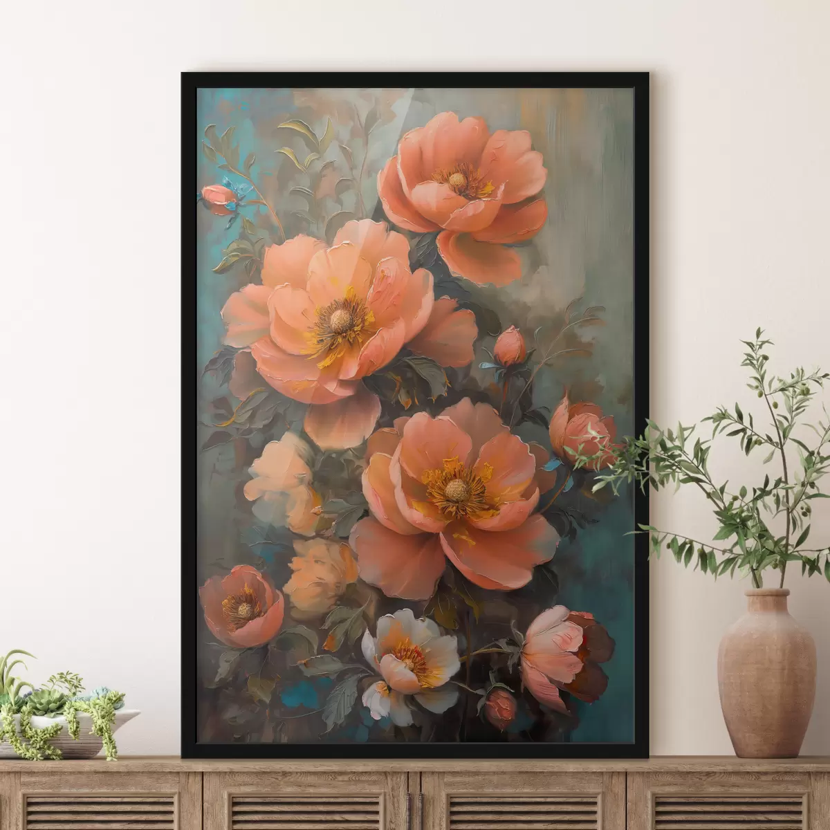 Plakatas Gėlės aliejuje f38993