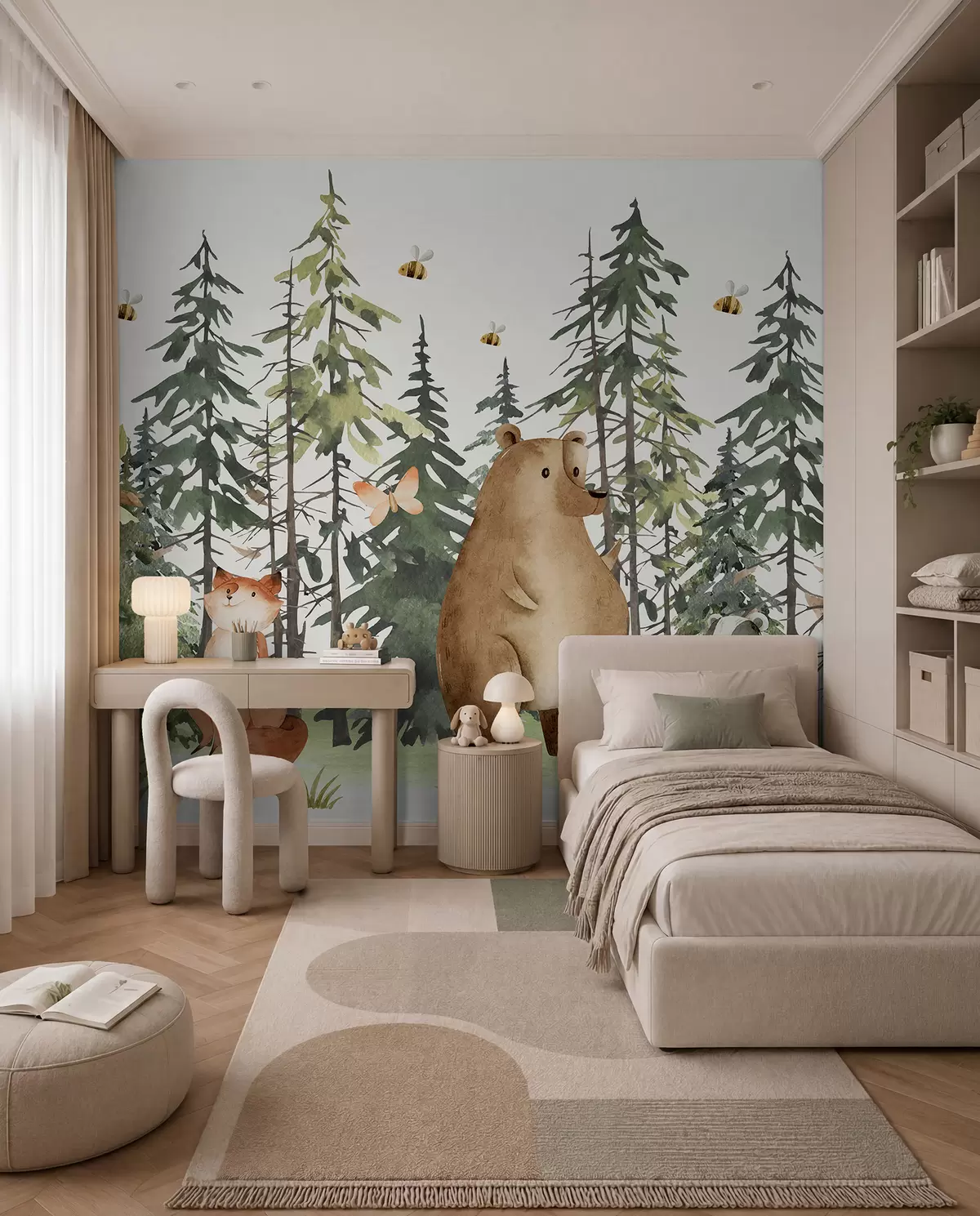 Fototapetai Miškas ir kibirkštis w00905