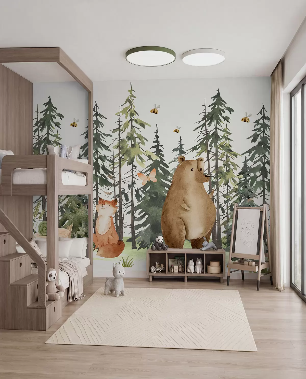 Fototapetai Miškas ir kibirkštis w00905