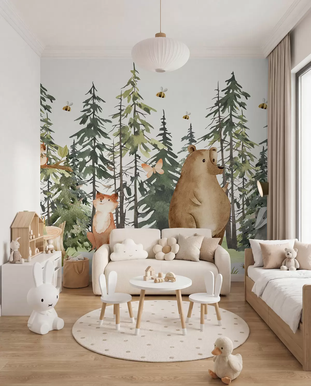 Fototapetai Miškas ir kibirkštis w00905