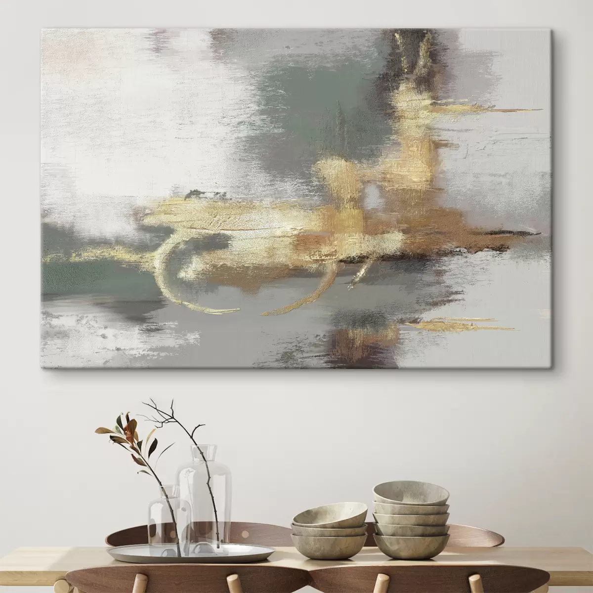 Paveikslėlis Tekstūruota pilka abstrakcija su ryškiu akcentu s39106