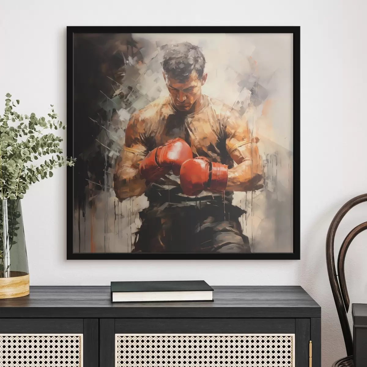 Plakatas Bokseris raudonomis pirštinėmis f39180