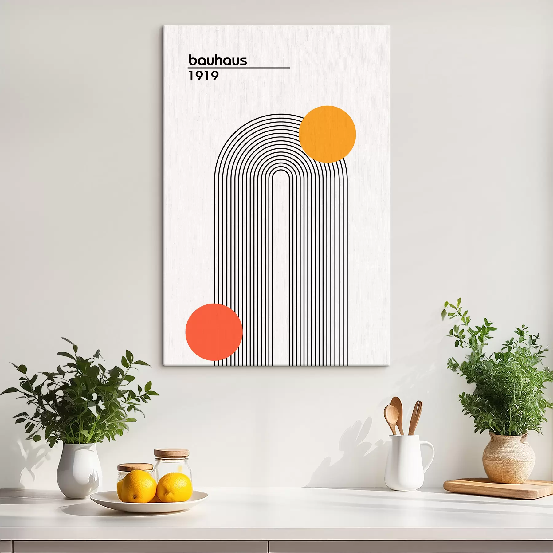 Fototapetai Bauhaus geometrinė abstrakcija s39260