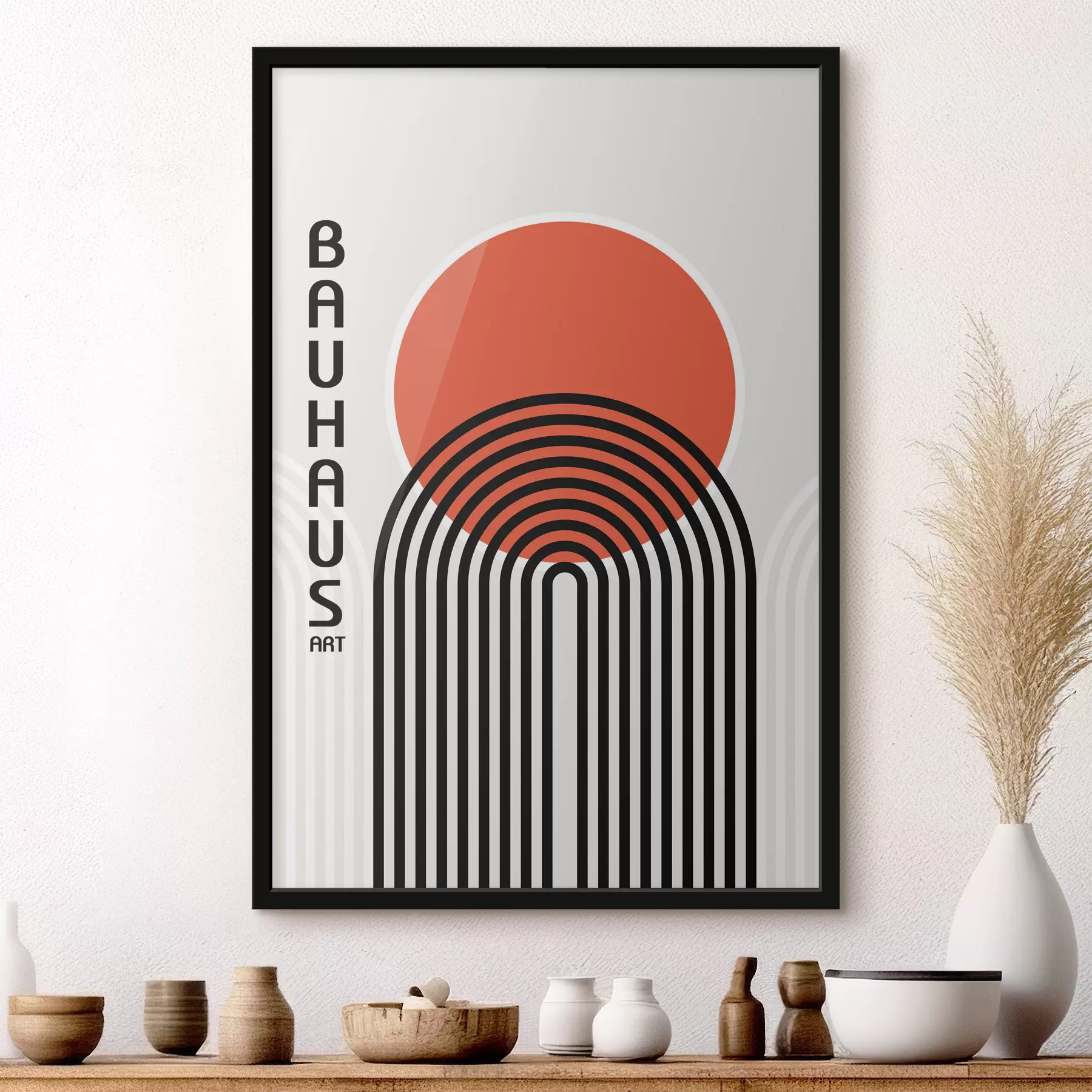 Paveikslėlis Bauhaus geometrinė abstrakcija f39261