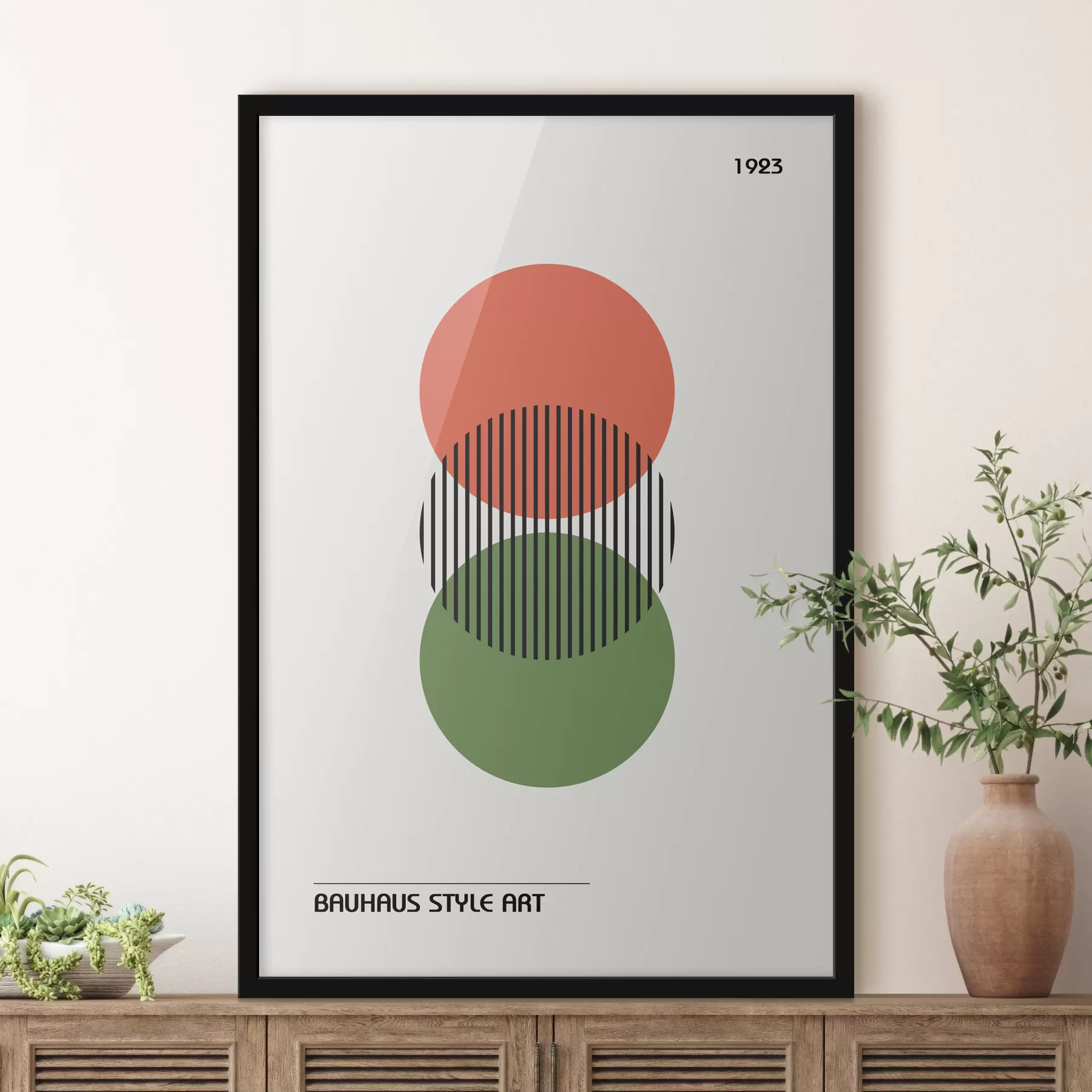 Paveikslėlis Bauhaus geometrinė abstrakcija f39263