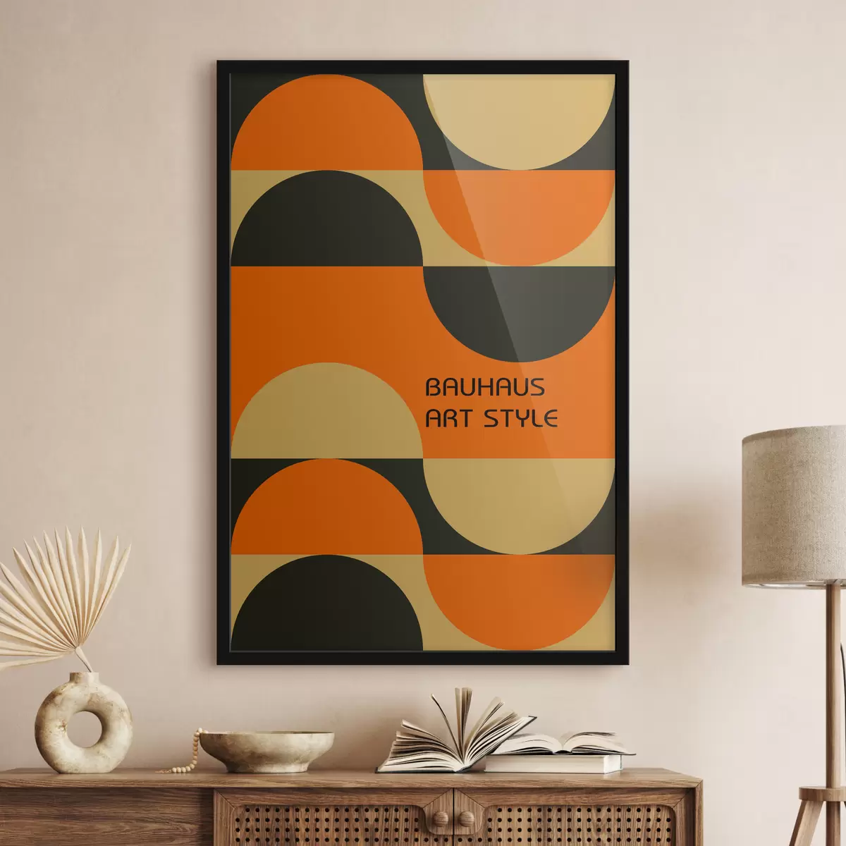 Plakatas Bauhaus geometrinė abstrakcija f39264