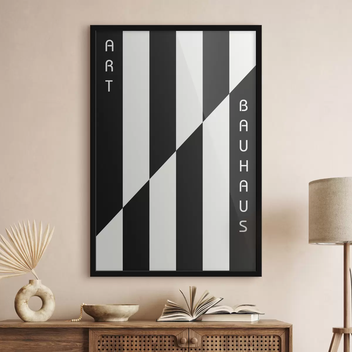 Plakatas Bauhaus geometrinė abstrakcija f39269