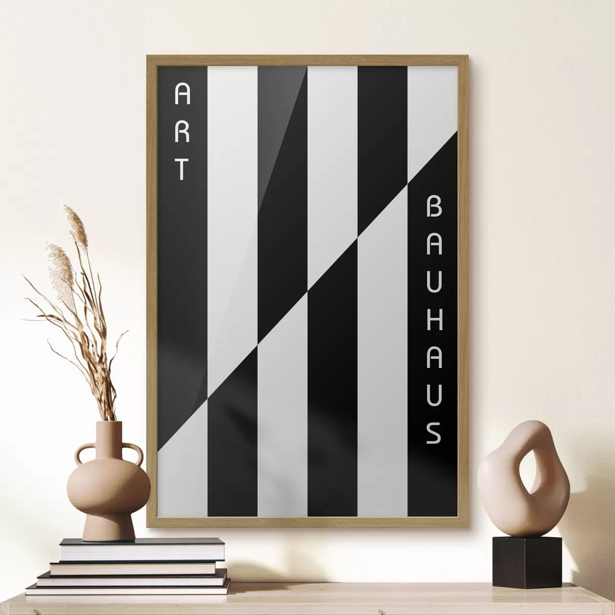 Plakatas Bauhaus geometrinė abstrakcija f39269