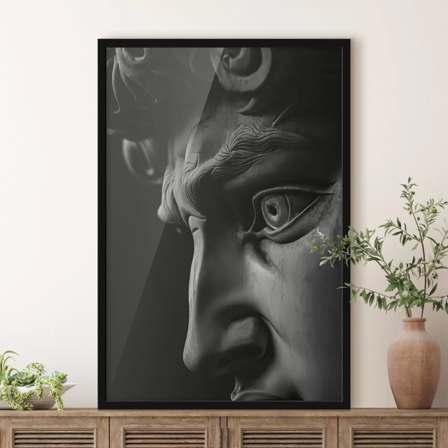 Paveikslėlis Dovydo portretas iš arti profilyje f26124