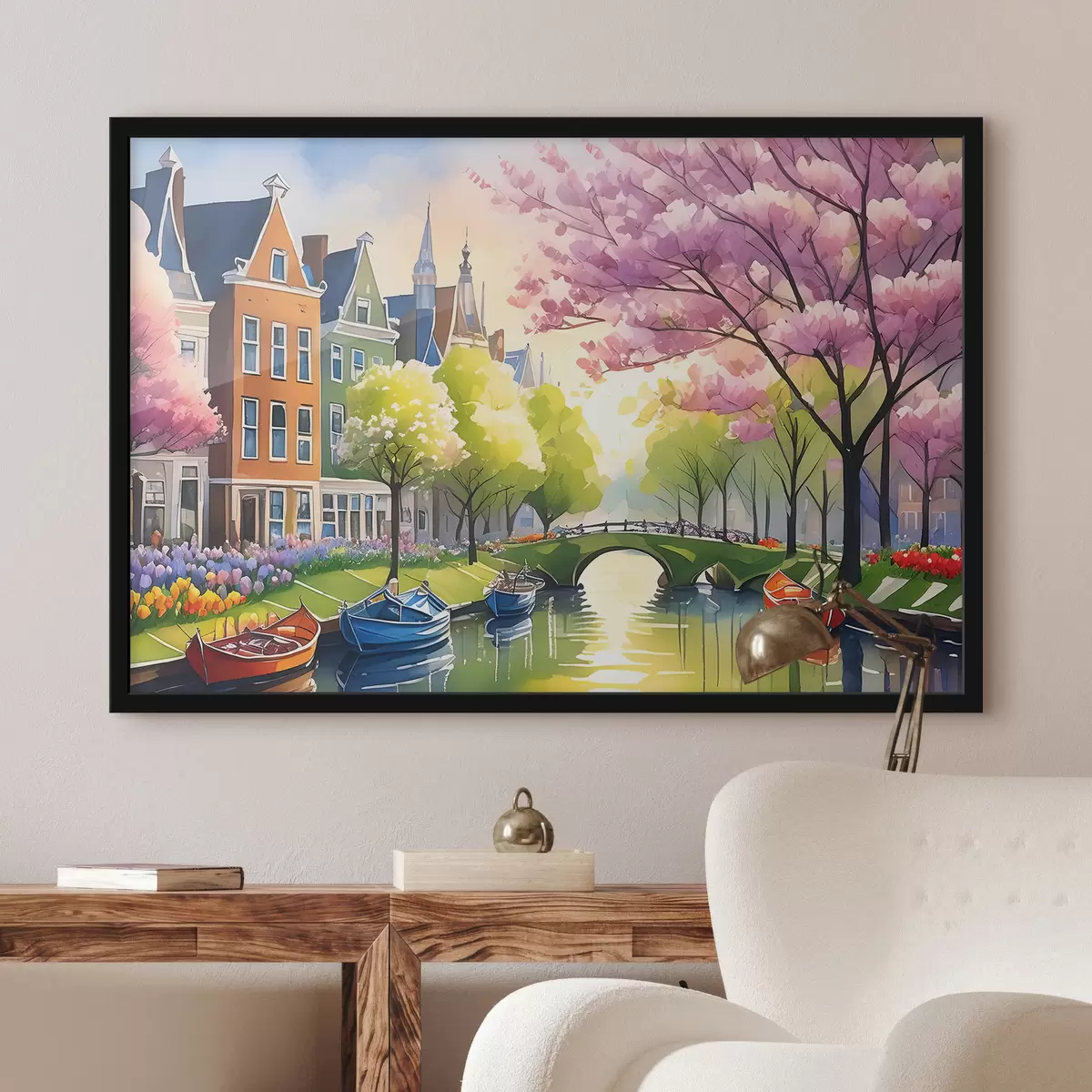 Plakatas pavasarį Amsterdame f39300