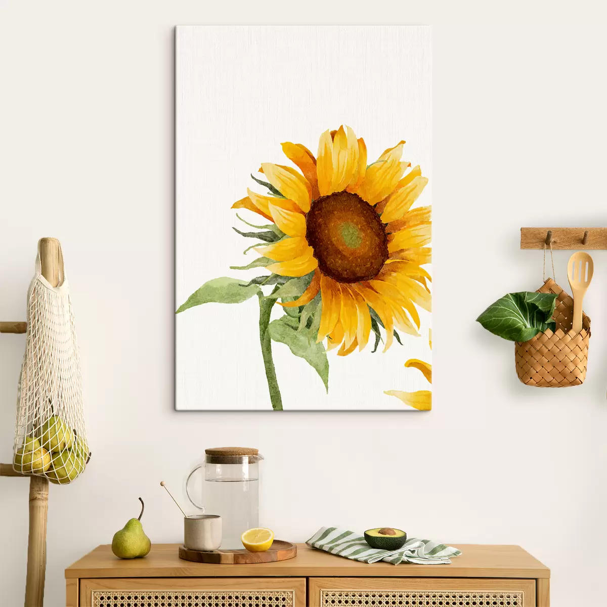 Paveikslėlis Spalvinga akvarelė saulėgrąža s39343