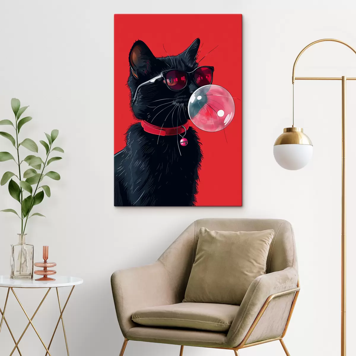 Paveikslėlis Miela juoda katė s39223