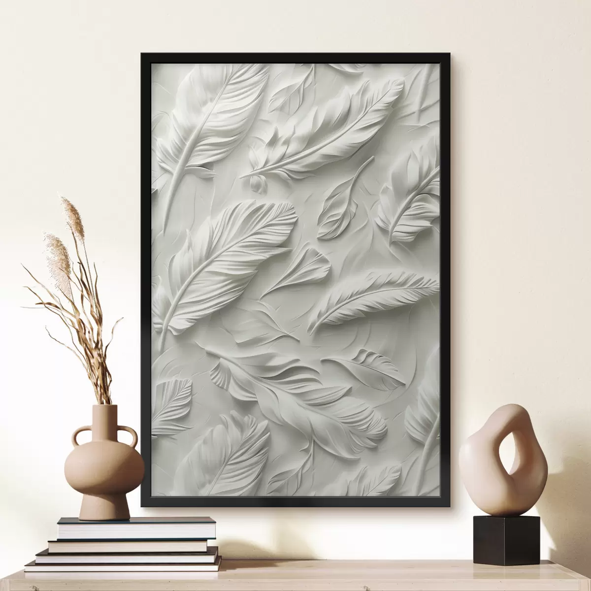 Plakatas Skulptūrinio stiliaus plunksnos f39207