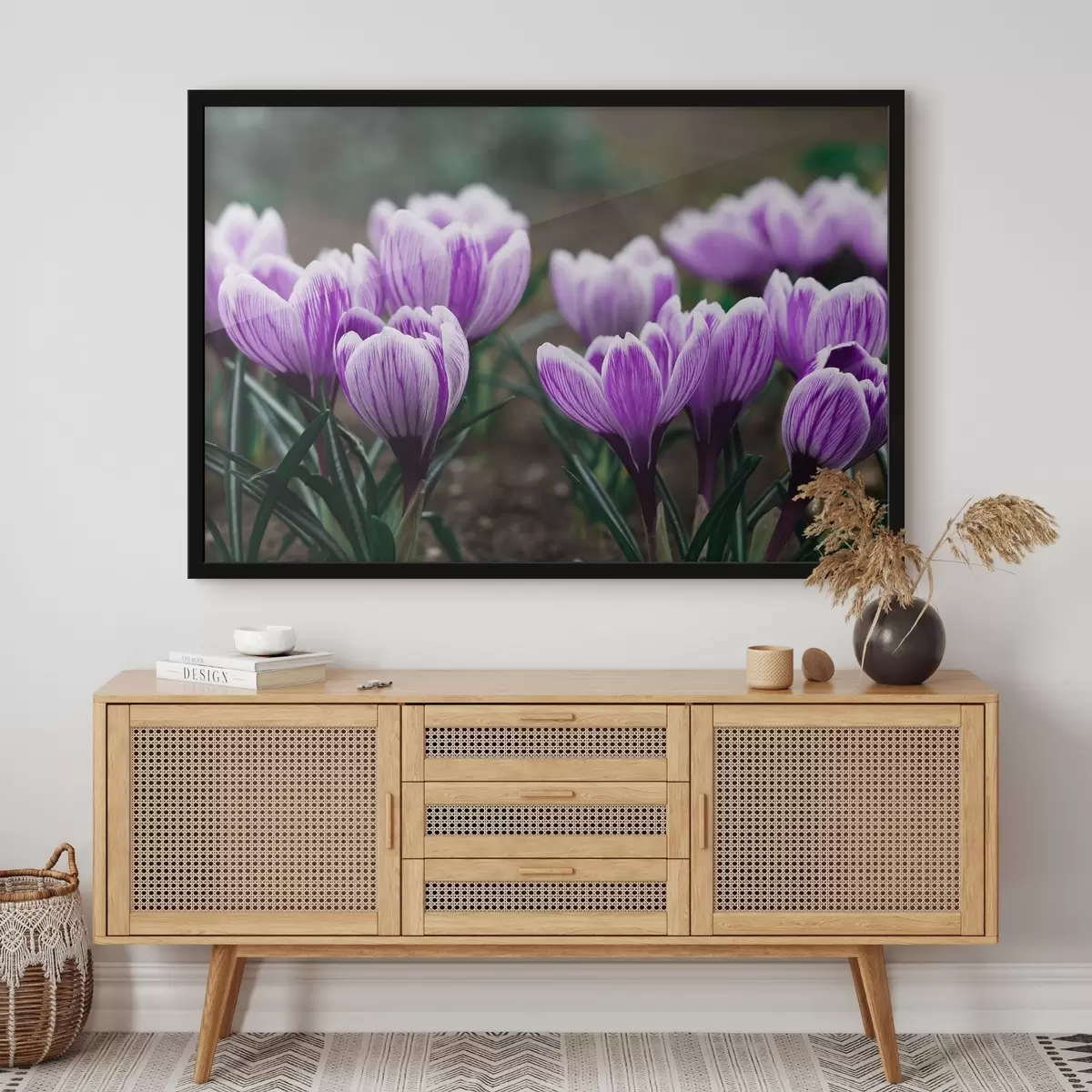 Plakatas Ryškūs žiedai švelnioje ryto šviesoje f37761