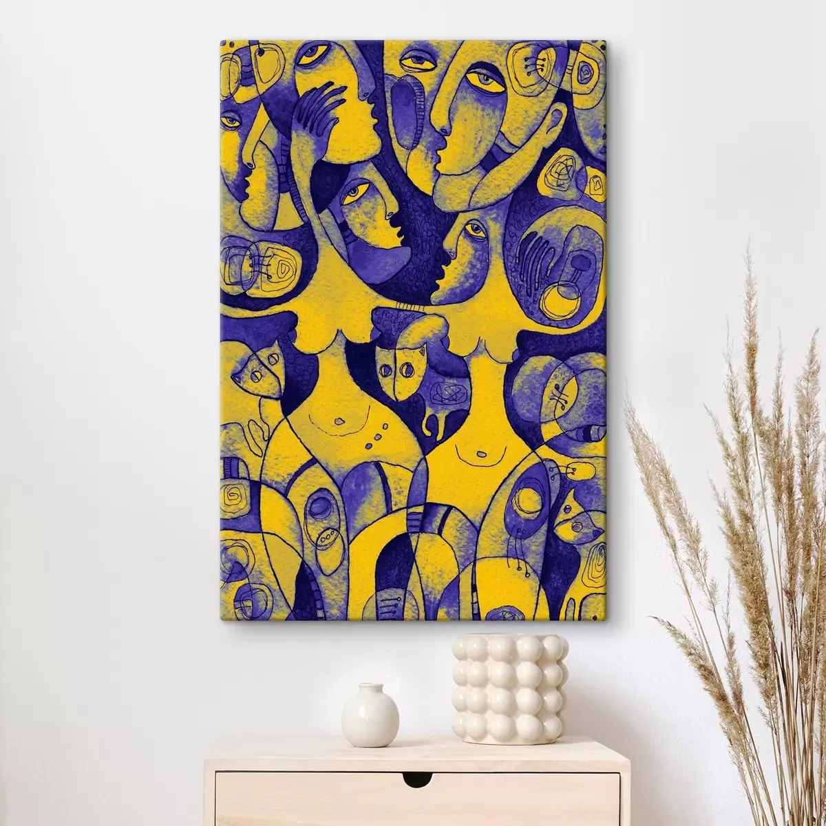 Paveikslėlis Veidai, susipynę gyvybingoje harmonijoje s37829