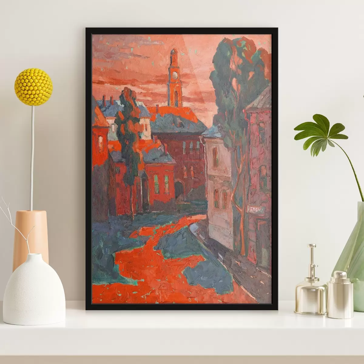 Plakatas Ryškūs vakaro scenos atspalviai f37850