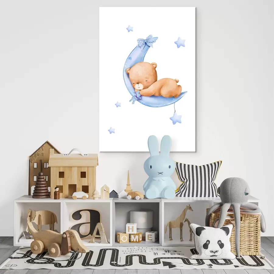 Paveikslėlis Mieguistas lokys mėnulio sapne s37917v1