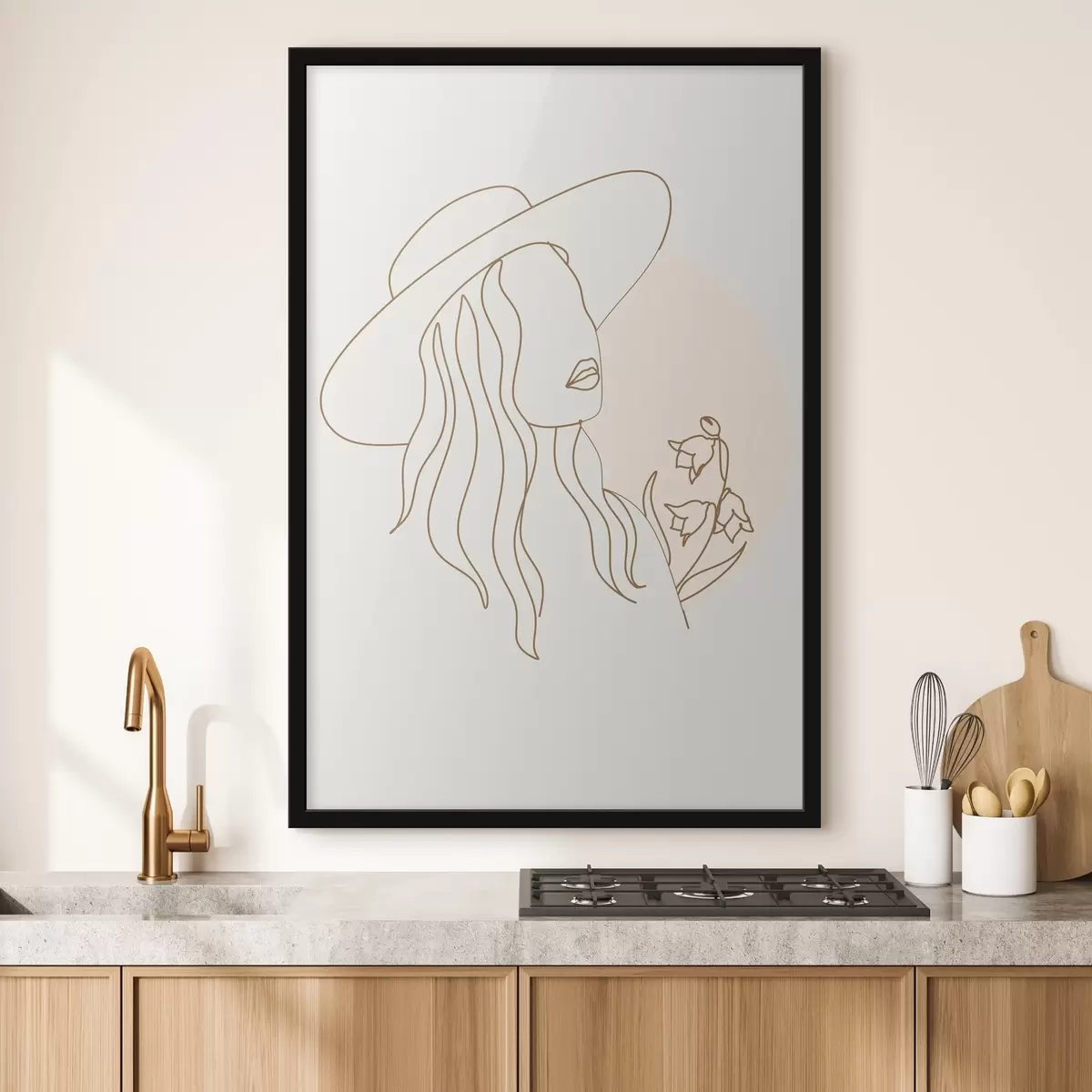 Plakatas Elegantiškos linijos ir natūralus grožis f38015