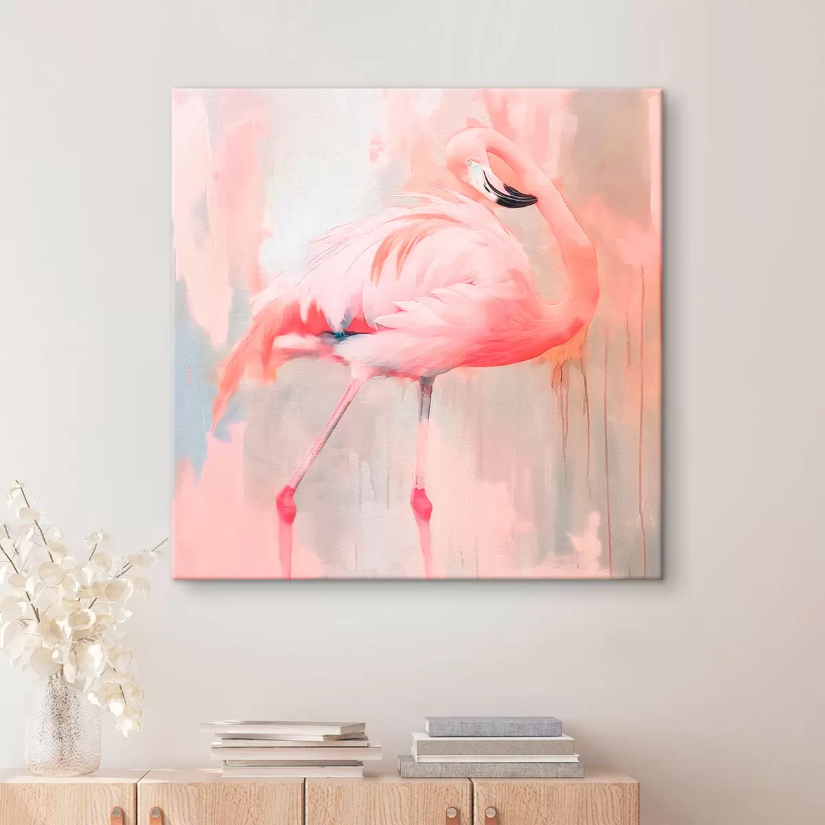 Paveikslėlis Rožinis flamingo paukštis s39536