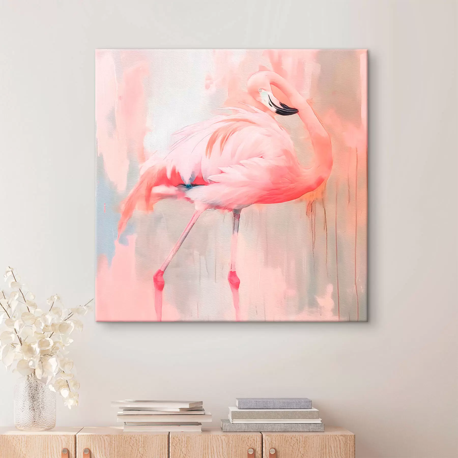 Fototapetai Rožinis flamingo paukštis s39536