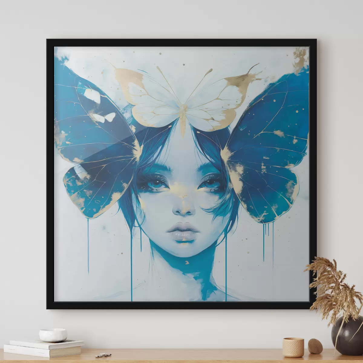 Plakatas Drugelio mergina f39542