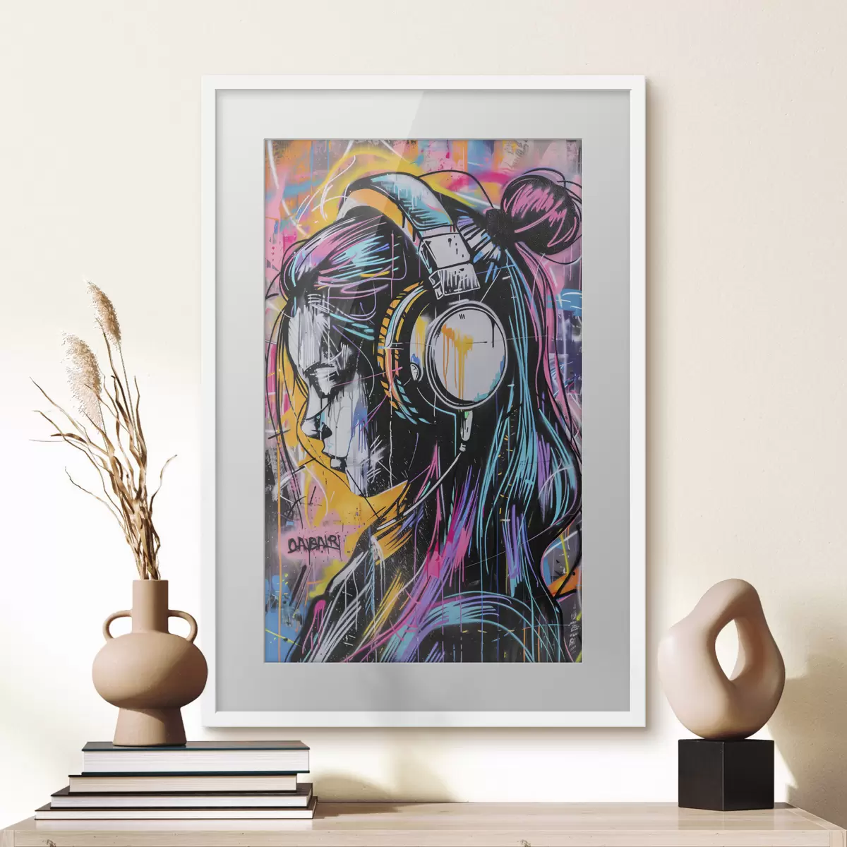 Plakatas Paskendusi muzikoje f39443