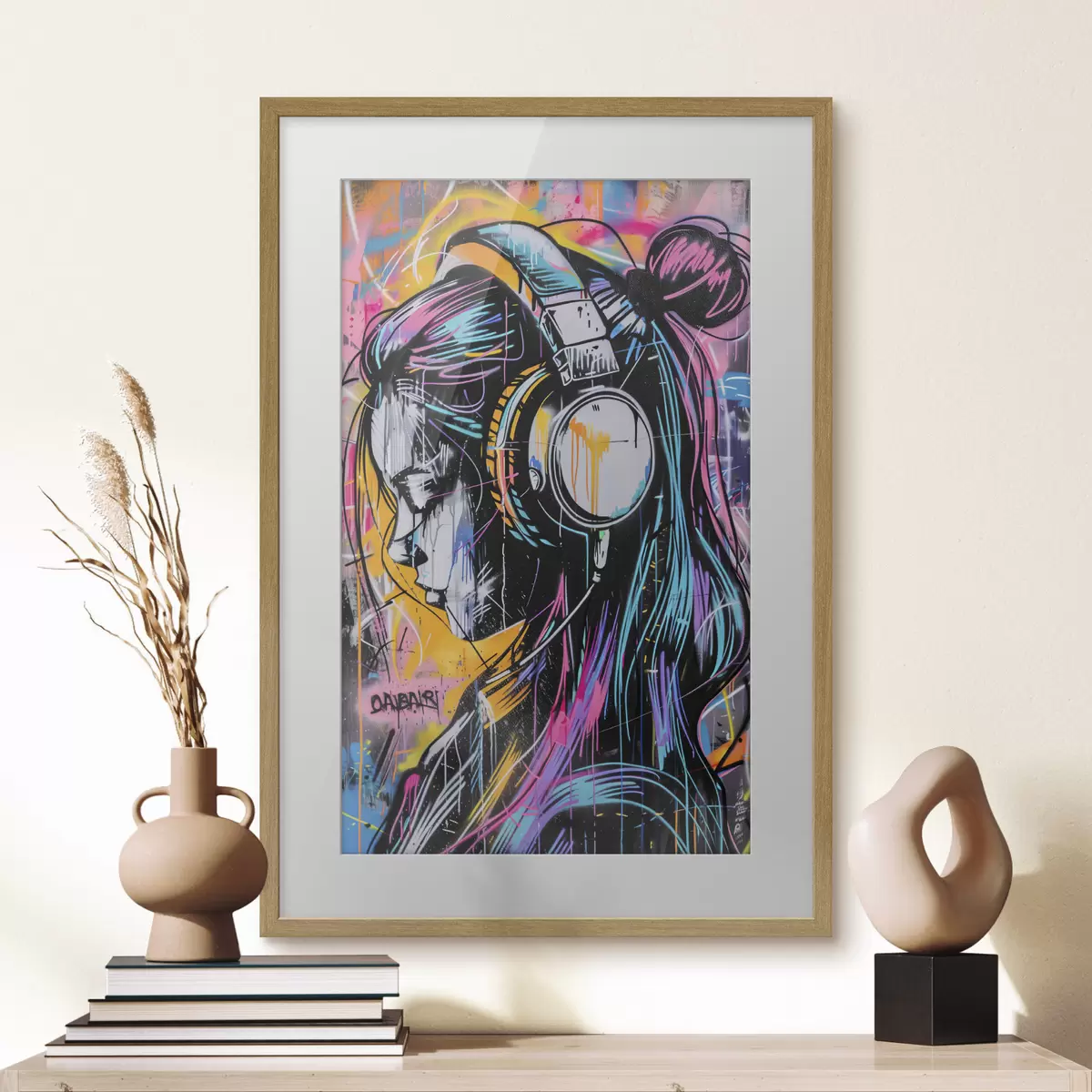 Plakatas Paskendusi muzikoje f39443