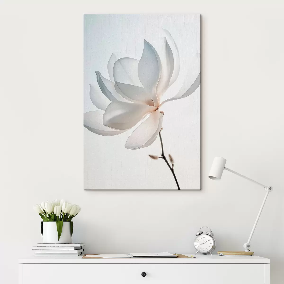 Paveikslėlis Baltųjų magnolijų gėlių nauja tendencija s39581