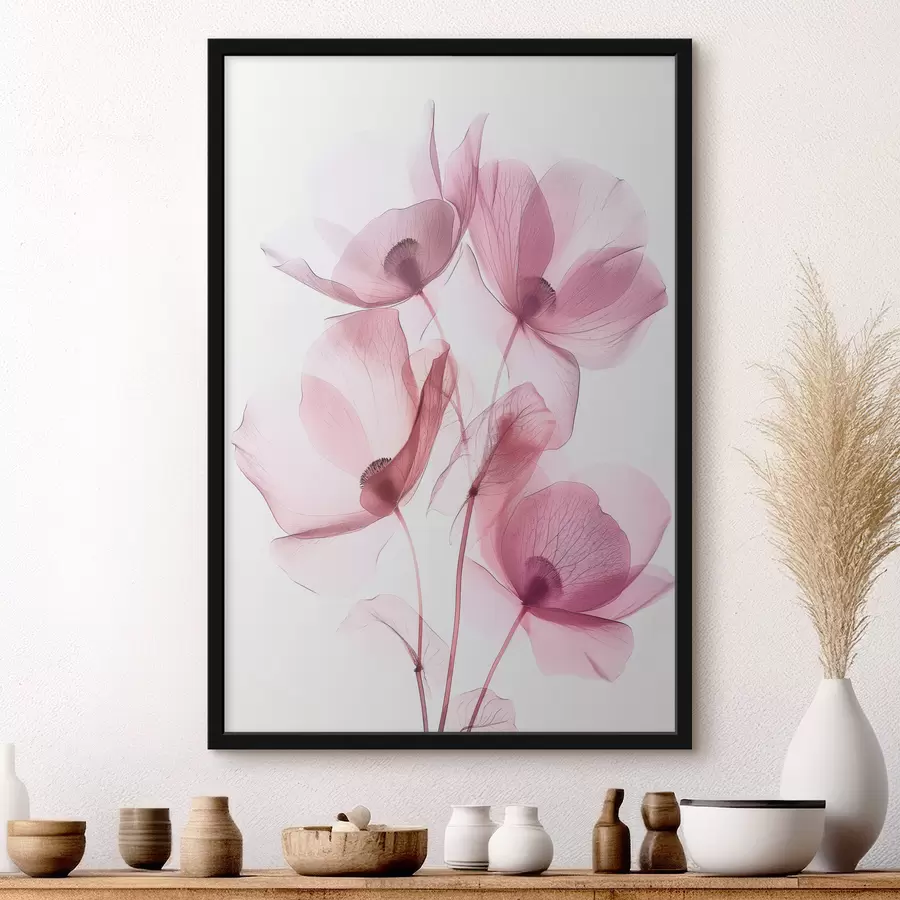 Fototapetai Stilingos skaidrios gėlės nauja tendencija f39575