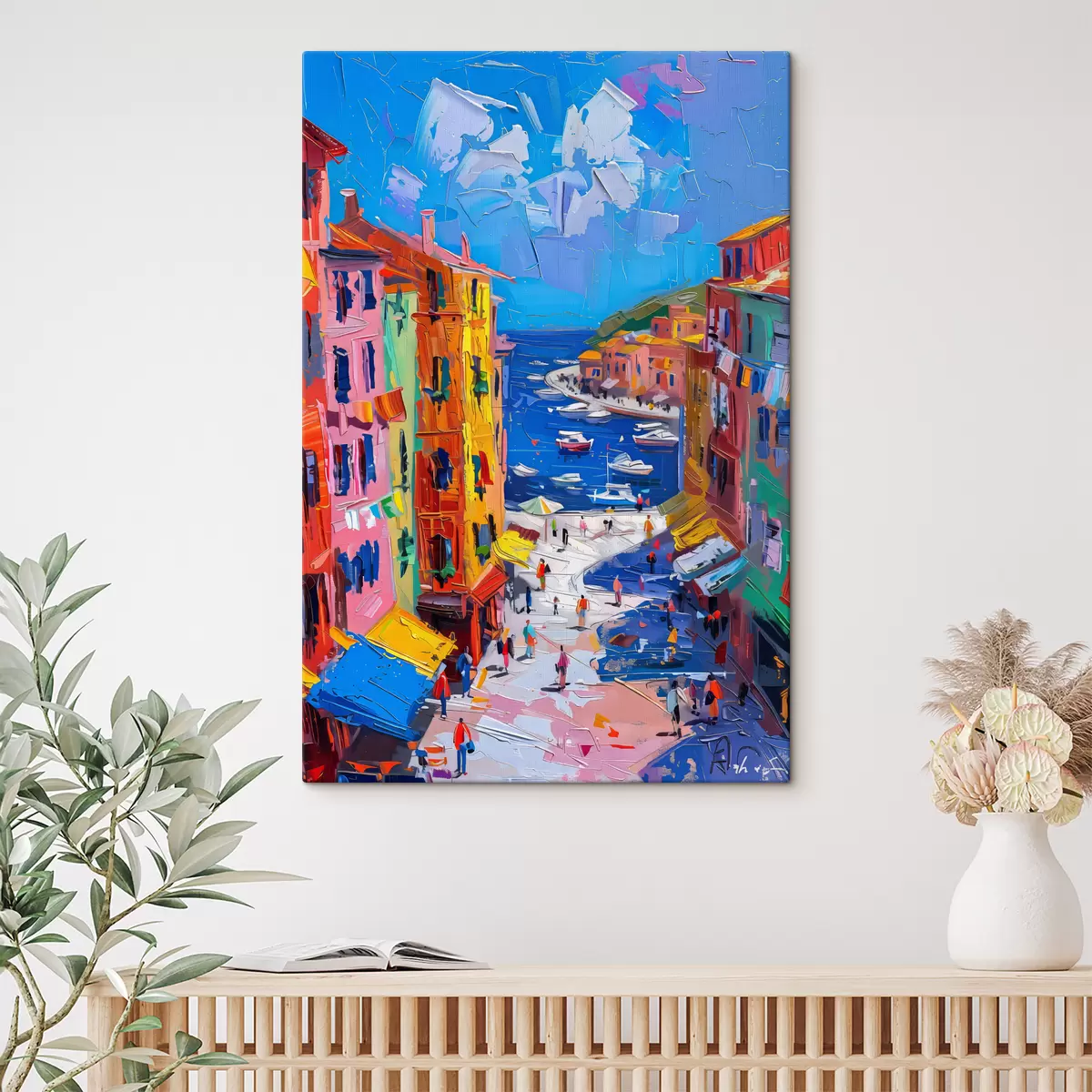 Paveikslėlis Prancūzų kaimas prieblandoje: Van Gogho stiliaus įspūdis s39627