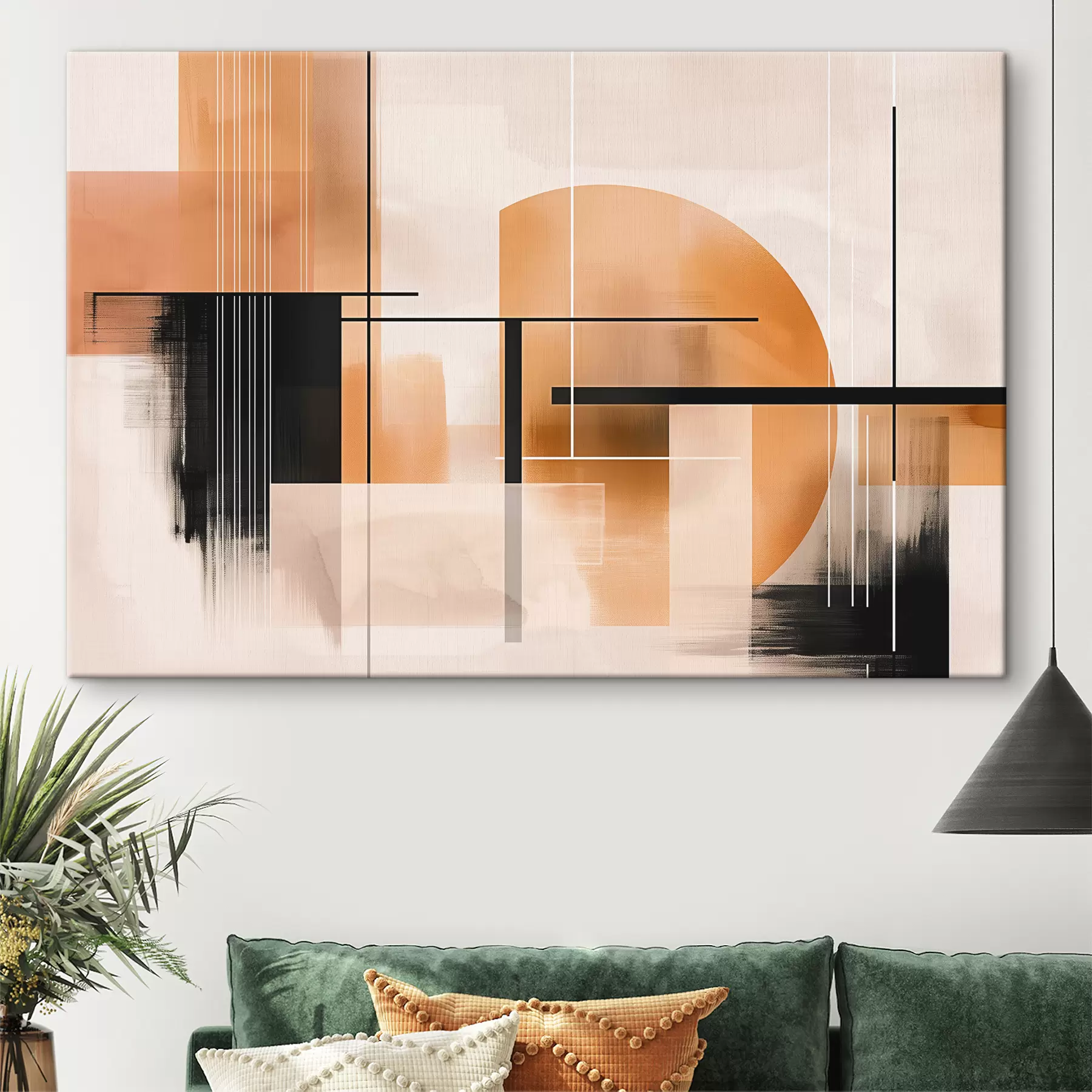 Fototapetai Abstrakcija su geometrinėmis figūromis s39561