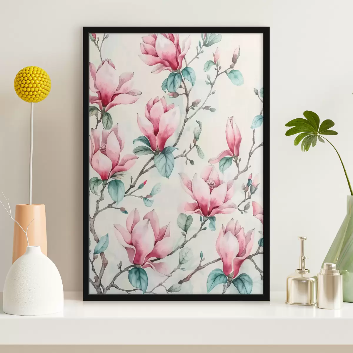Plakatas Rožinės magnolijos f39694