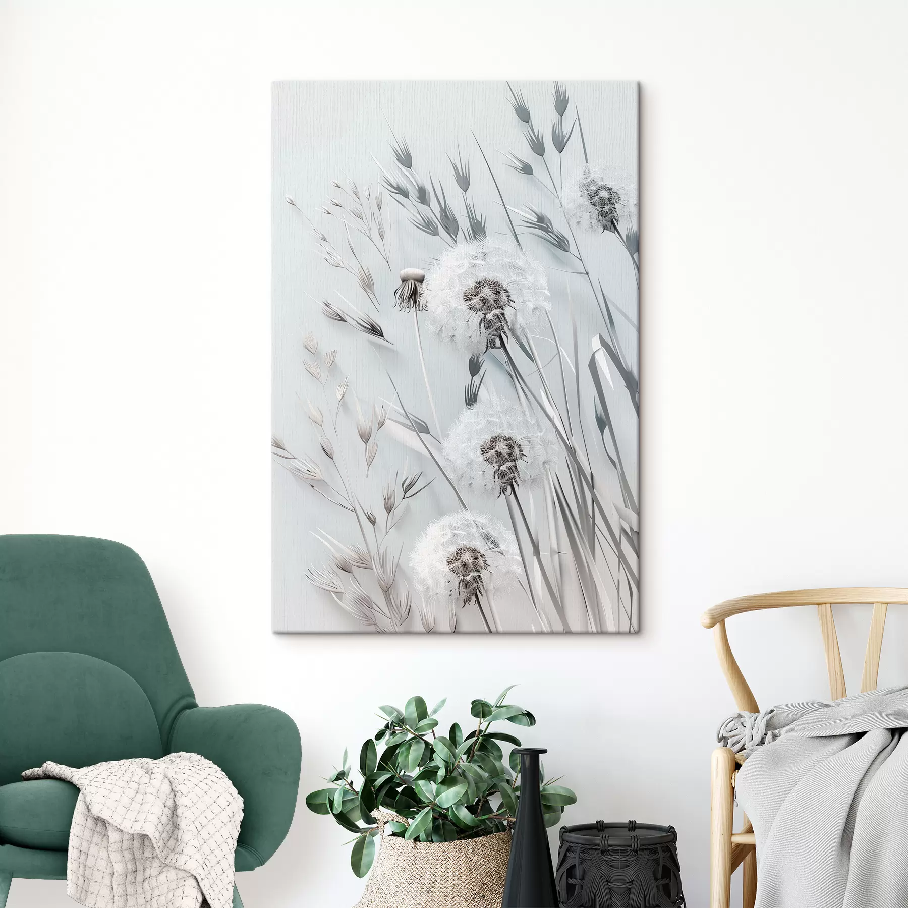 Fototapetai Švelnios kiaulpienės s39786