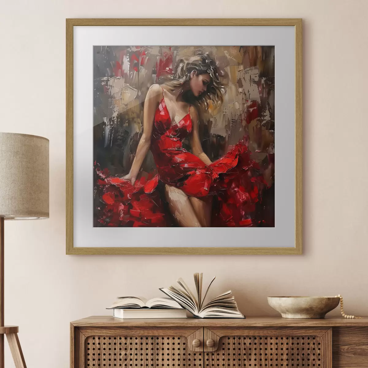 Plakatas Raudonas pasitikėjimas savimi f39874
