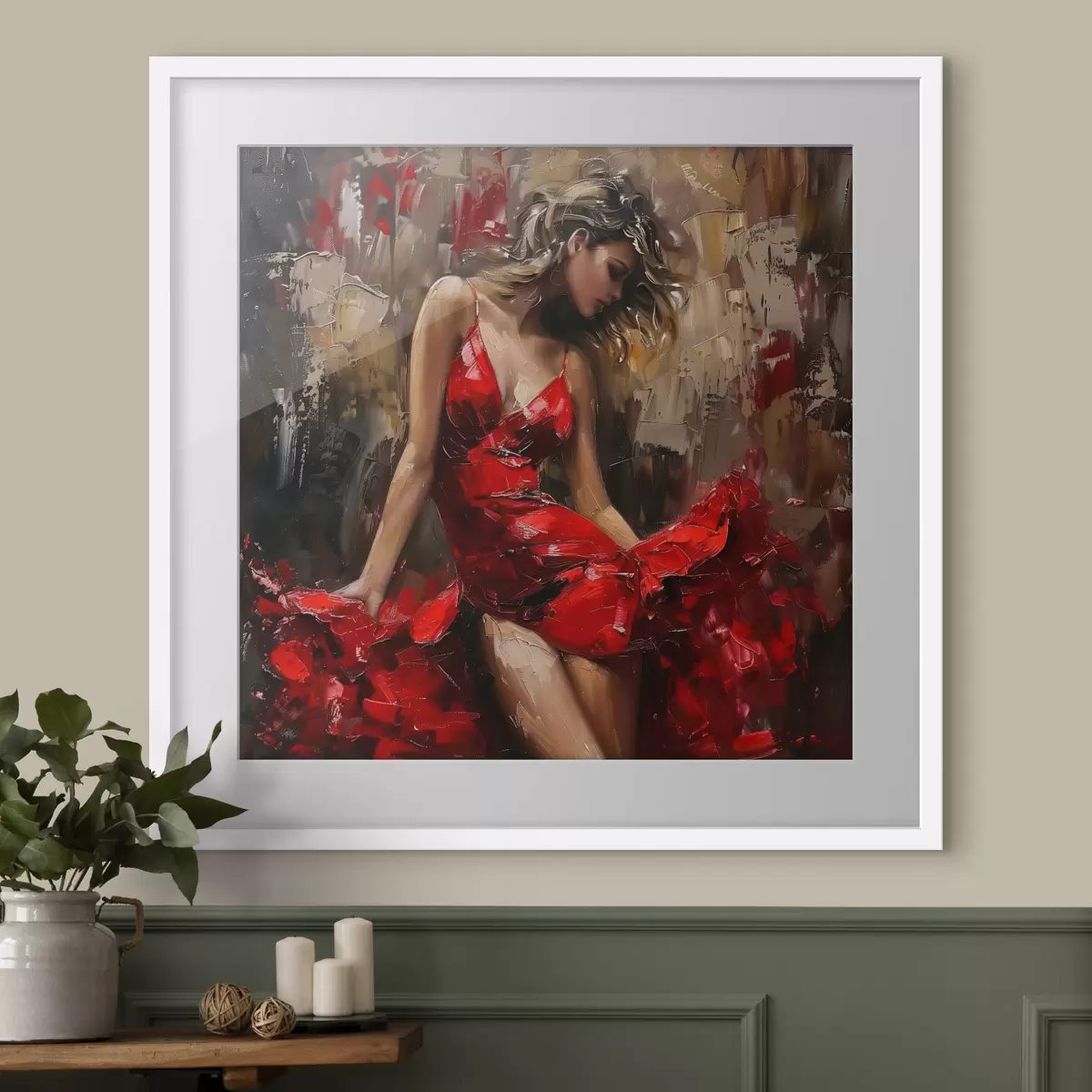 Plakatas Raudonas pasitikėjimas savimi f39874