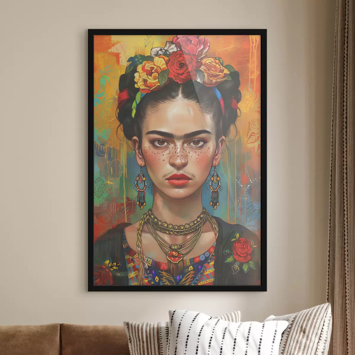 Plakatas Frida spalvomis f39886