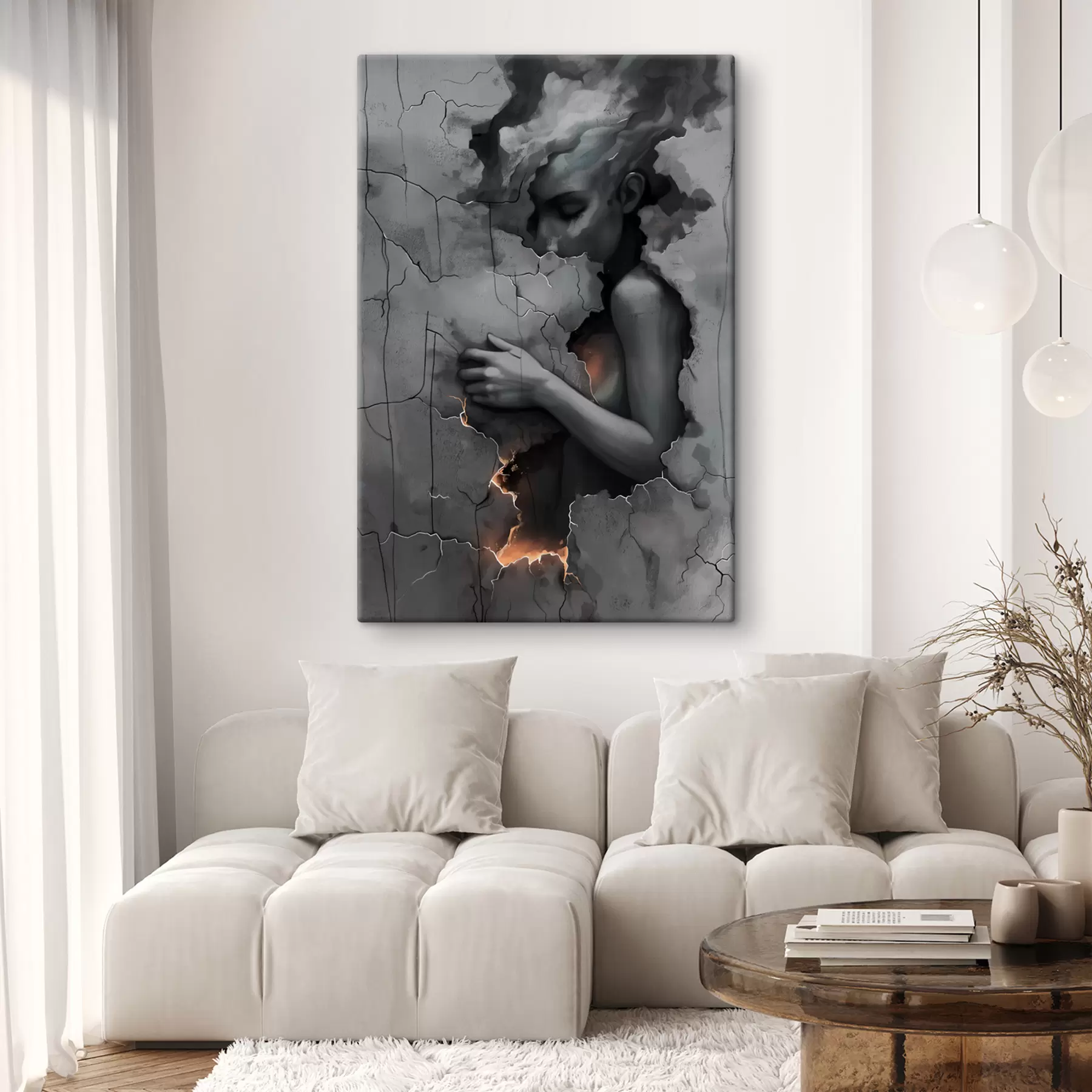 Fototapetai Mergina, sienos, kaltė s39994