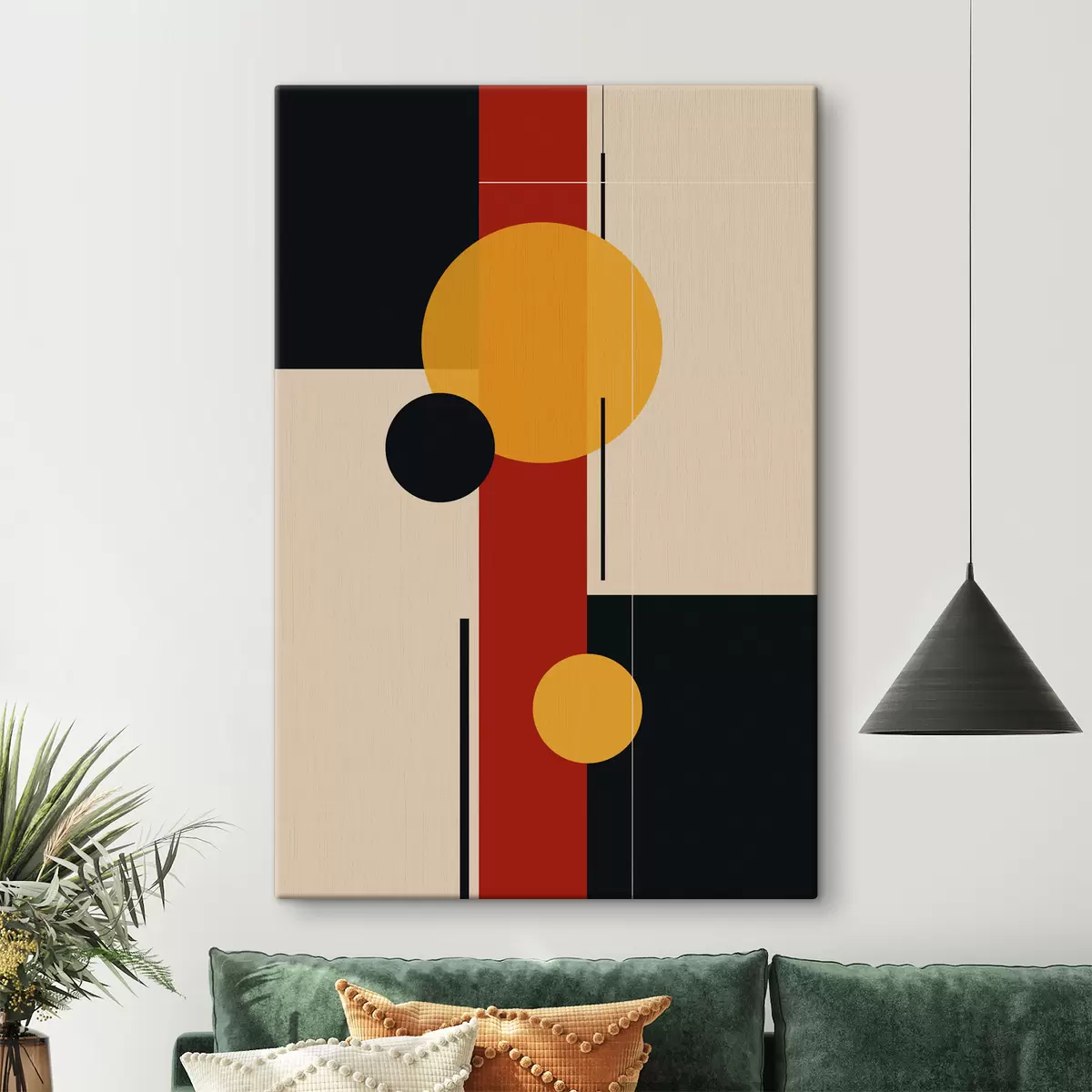 Paveikslėlis Abstrakcija su geometrinėmis figūromis s39897