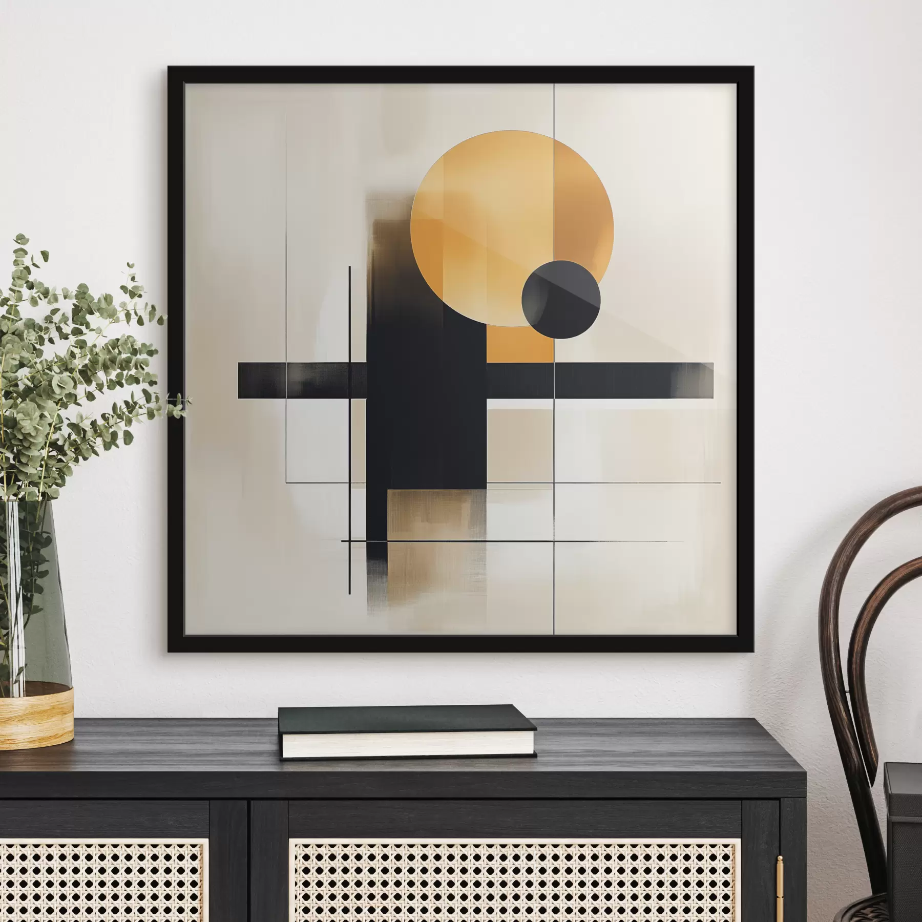 Fototapetai Abstrakcija su geometrinėmis figūromis f39993