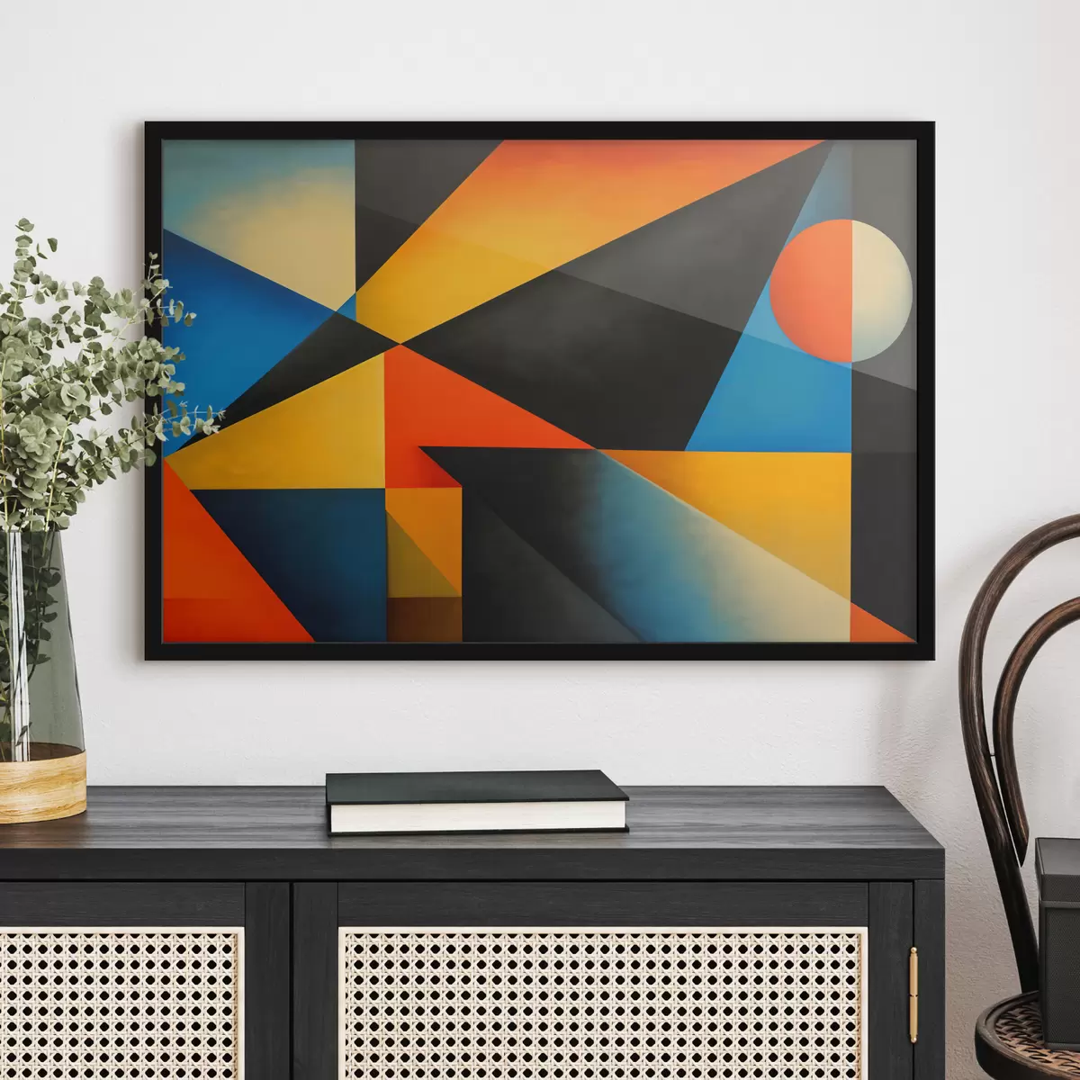 Plakatas Geometrinė abstrakcija f40039
