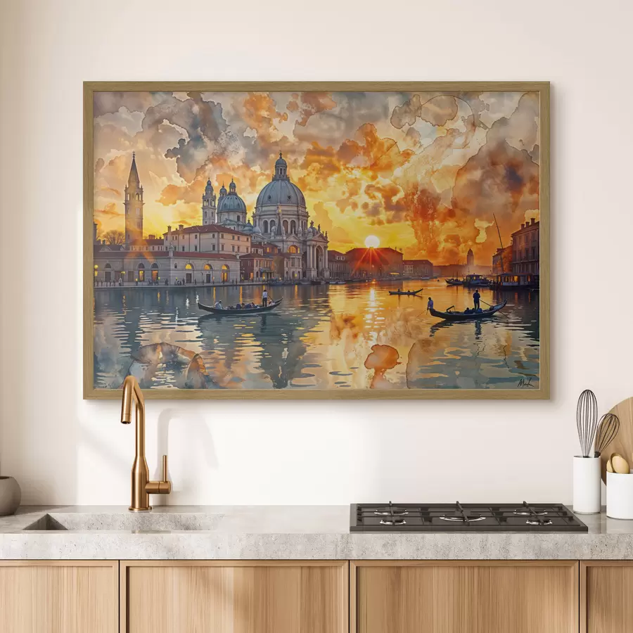 Fototapetai Venecija saulėlydyje f40027