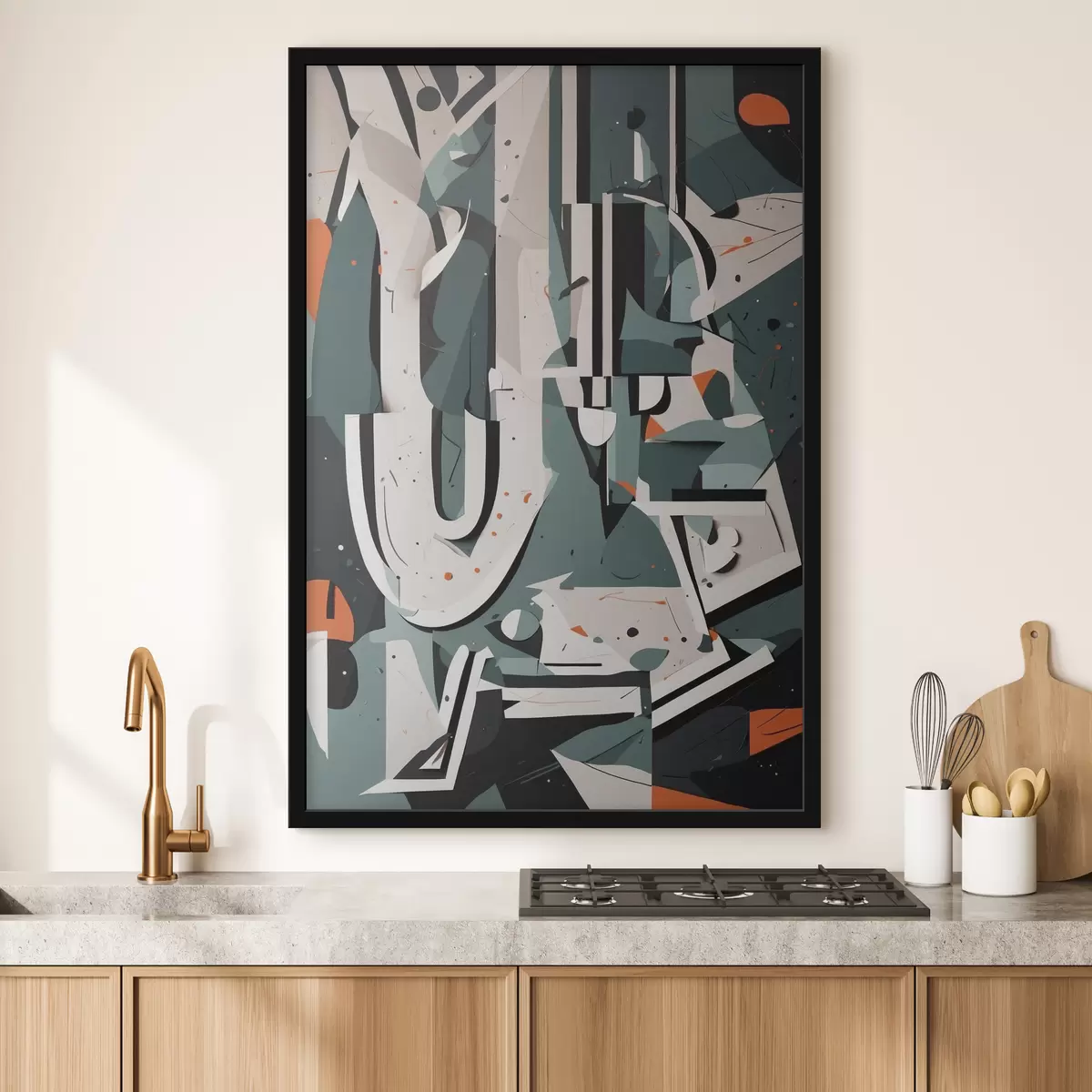 Plakatas Geometrinė abstrakcija f40061